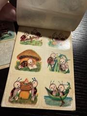 Dennison Seals Stickers Bumble Bees And Lady Bugs 1960’S