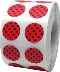 Circle Polka Dot Stickers | 0.5″ Inch Round | 1,000 Pack | Pick One Color