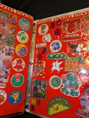 Vintage 1980s Sticker Book Album Lisa Frank Gremlins Strawberry Shortcake Etc