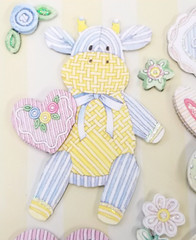 Studio 112 Baby Plush Toys Stickers Dimensional Cottage Core Pastels