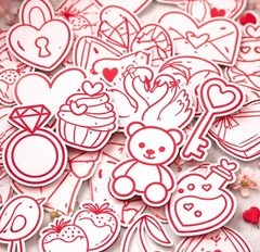 Valentine’s Day Sticker Set – 16 Piece