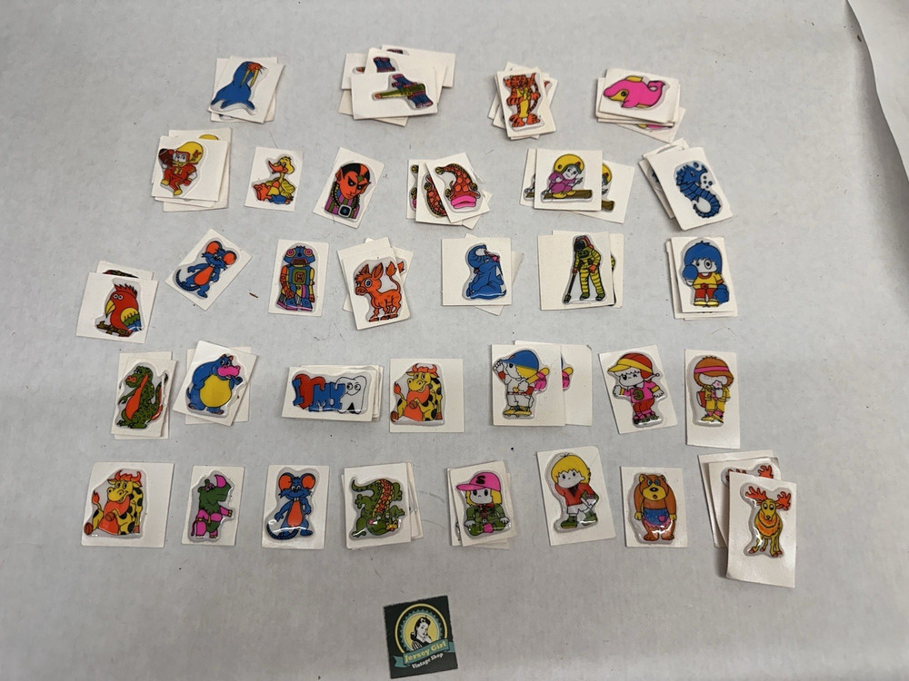 HUGE Lot Vintage 80’s Stickers ~ Qty 72 Stickers Made In Taiwan