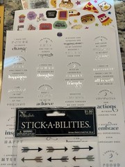 Huge lot of Asst scrapbook & Happy Planner Stickers, hundreds of pages see pics!