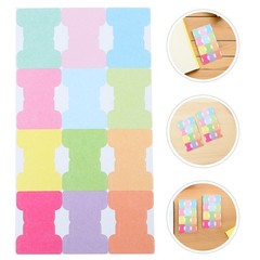 480Pcs Reusable Monthly Tabs Stickers for Planner Assorted Colors Office Use