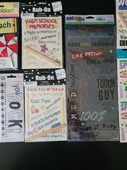 Scrapbooking Embellishments Transfers And Stickers Lot Mostly New See Desc. 15pc