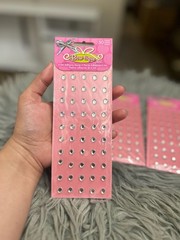 Bow-tique 6mm Adhesive Stones Craft Embellishments, 50-Count Sheets (4-Pack)