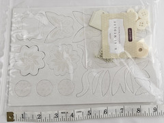 Close To My Heart Mini-Medley Colonial White Z1276 Embellishment Kit – New