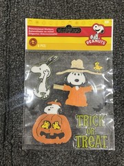 New! Peanuts Charlie Brown Snoopy Halloween Scrapbooking Stickers EK Success