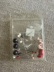 Bazzill Basics Really BIG Paper Clips & Decorative Heart Pins Scrapbooking Lot