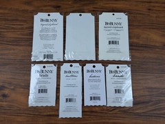 7 Bo Bunny Mixed Collections Chipboard Stickers 3D Embellishment Scrapbook Brads