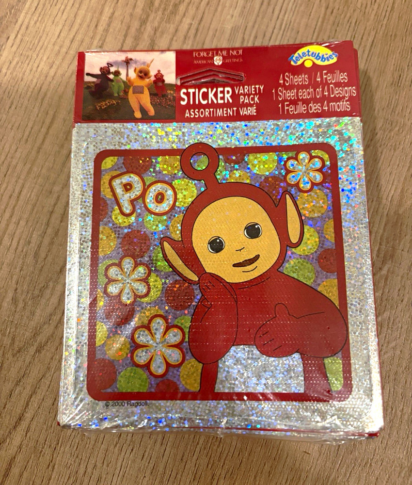 1991 Teletubbies Sticker Variety Pack/15 Sets/14 Unopened-1 Partially open