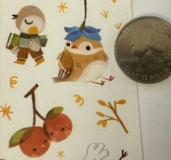 BLUE BEAN ANIMAL Stickers (25+pc)Stickiiclub•Forest•Owl •Bear•Birds•Card Making•