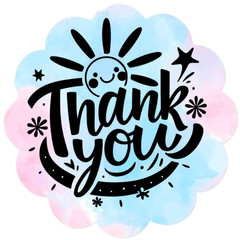 Thank You Stickers Pack of 50 – Round Labels for Orders, Gifts & Pack 2″