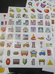 EMOJI 850 Stickers or 18 Sheets for Planner or Crafting NEW – FREE SHIPPING
