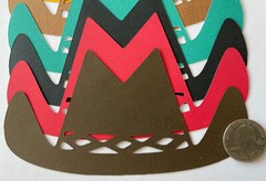 GIANT COWBOY HAT Die-Cuts(3pc) Southwest•Ranch Hands•Boots •Decorated Band•Farm•