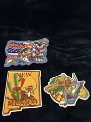 Looney Tunes Sticker USA States 24 Different Stickers Bugs, Taz Foghorn READ