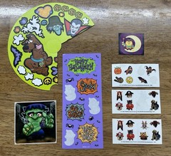 Huge Lot Of Halloween Stickers Scrapbooking Crafts Wood,Foam, Tread Ones Too!