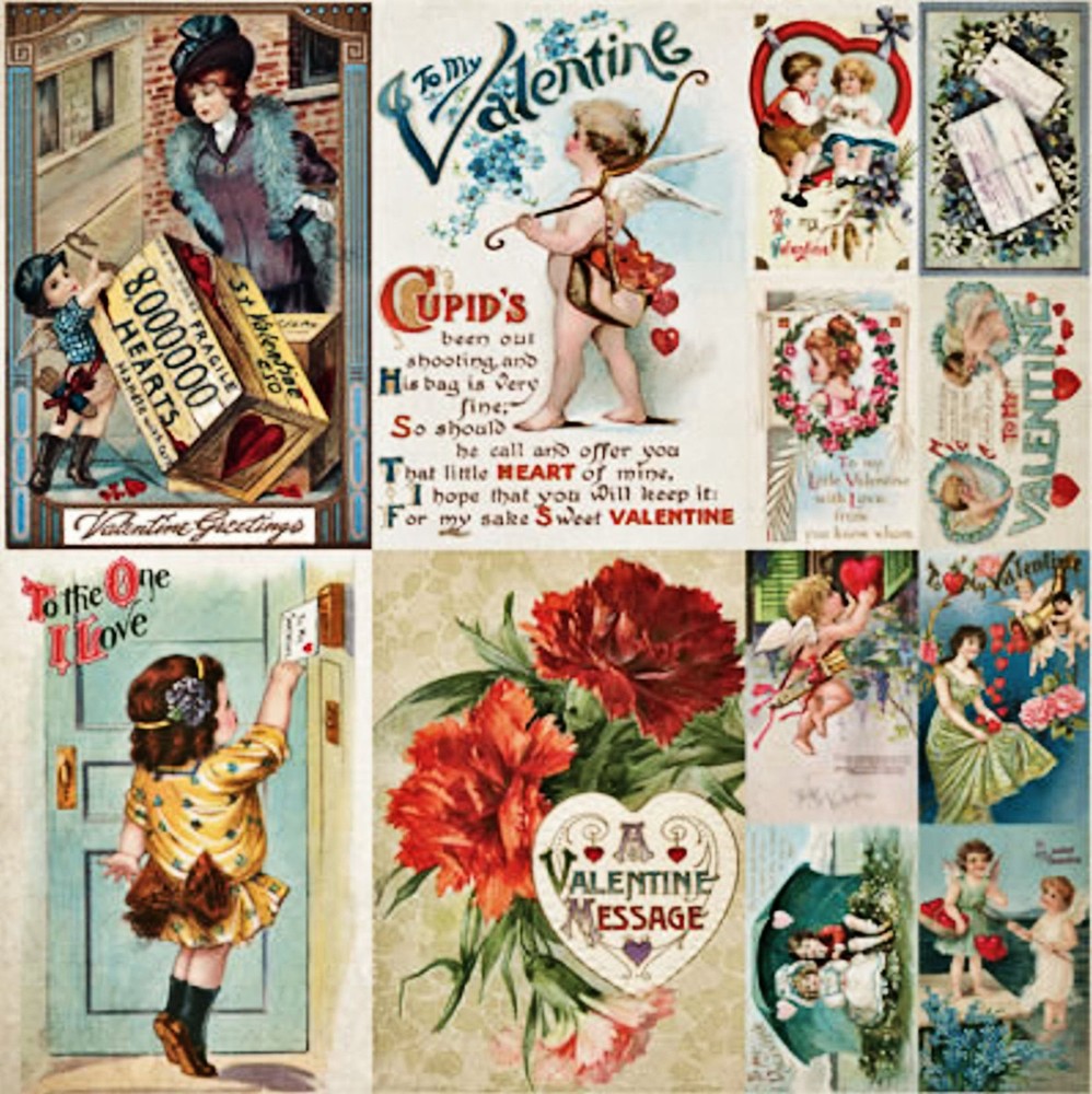 Reminisce MY SWEET VALENTINE 12×12 Cardstock Sticker Sheet scrapbooking
