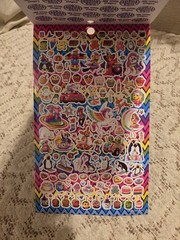 Lisa Frank Sticker Book 5 Sticker Sheets 600 Stickers Bendon New Booklet