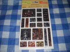 Crafters Square/ASSORTED-Puffy tile,boder,gems (2)18 pc + 21pc + 9pc 3d Motion