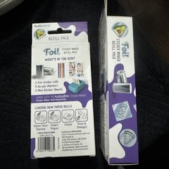 Hello Blink Foil Sticker Maker Refill Pack Lot of 2 (80 Count EACH) New Sealed