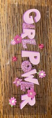 RARE Jolees Girl Power Title Flowers Scrapbook Stickers PLEASE READ DESCRIPTION!