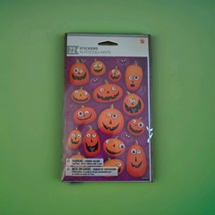 American Greeting Halloween Pumpkins Google Eye Stickers New