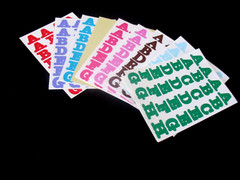 Creative Memories ABC/123 Stickers – you choose