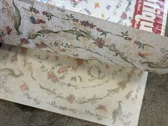 Vintage Decotiques Rub On Transfer D-107 Birds Of Happiness Floral 2 Sheets