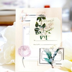100 Waterproof Botanical Flower Stickers – Perfect for Journaling & Crafts