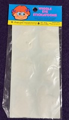 1970’s Imperial Toy Corp WIGGLE EYE STICKATOONS Puffy Stickers – sealed NOS