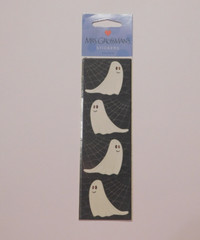 Mrs. Grossman’s Lot 3 Strips Brand New Package ~Little Ghost~ Stickers RARE HTF