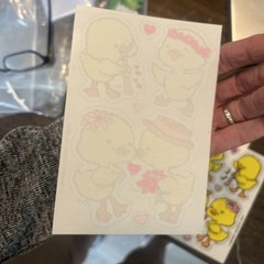 Vintage 1984 Scratch & Sniff Iron-Ables by Mark 1~ Iron-On Chick Patch 2 Sheets