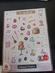 2X EMBOSSING STICKERS FOR SCRAPBOOKING NEW (Z673)
