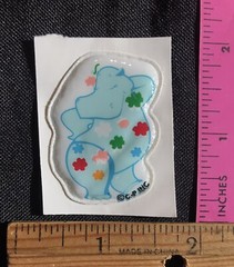 Lot of UNOPENED PACKAGED 6 pieces VINTAGE PUFFY STICKERS kids fun party favors