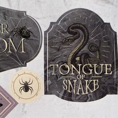 NEW Stickers for Bottles 300ct Label Poison Toxic Horror Potion Decals Halloween