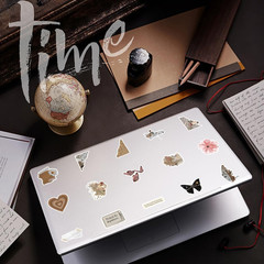 120Pcs Mixed Vintage Stickers, Waterproof Scrapbook Aesthetic Sticker for Daily