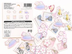 Japanese Sakura Sticker Set Kawaii Cherry Blossom Scrapbooking Planner Washi Tap