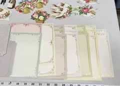 Original Anna Griffin AG904 «WEDDING CARD TOPPERS» 132-Pc Sentiments Card-Layers