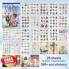 ZHIJIANHZ Bible Verse Stickers 353 Pcs Religious
