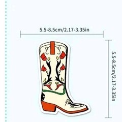 New Cute And Stylish Cowboy Cowgirl Stickers Decals 25 Randomly Picked 2-3in