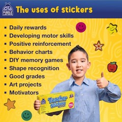PURPLE LADYBUG Teacher Stickers for Students – 4960 Reward Stickers for Kids …