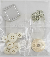 Close To My Heart Mini-Medley Colonial White Z1276 Embellishment Kit – New