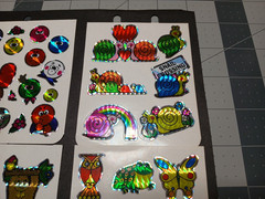 Vintage 1980s Prism Sparkle Unicorn Stickers BJ & More 100+ Lot of 12 Sheets NEW