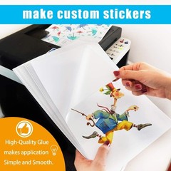 Versatile 25-Count Waterproof Printable Vinyl Sheets – Perfect for DIY Projects