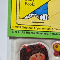 VINTAGE 1983 STICK-ONS CABBAGE PATCH KIDS PUFFY STICKERS NEW IN PACKAGE SEALED