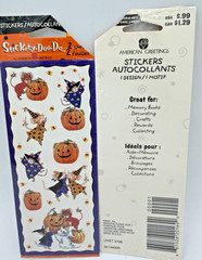 American Greetings Halloween Sticker Lot 15 Sealed Packs 109 Sheets NOS Teachers