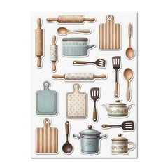 Cute Teacups And Kitchen Embellishments Junk Journal Scrapbook Choose A Set