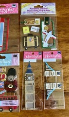 Jolee’s Boutique By You London Sticker Lot Trolley, Bridge, Telephone, Tea,