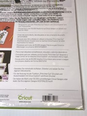 CRICUT PRINTABLE STICKER PAPER 8.5X11 for Cricut Explore Machine NEW 12 Sheets